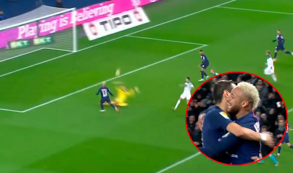 Neymar ridiculizó al arquero y marcó un golazo al Saint-Étienne de Trauco [VIDEO]  