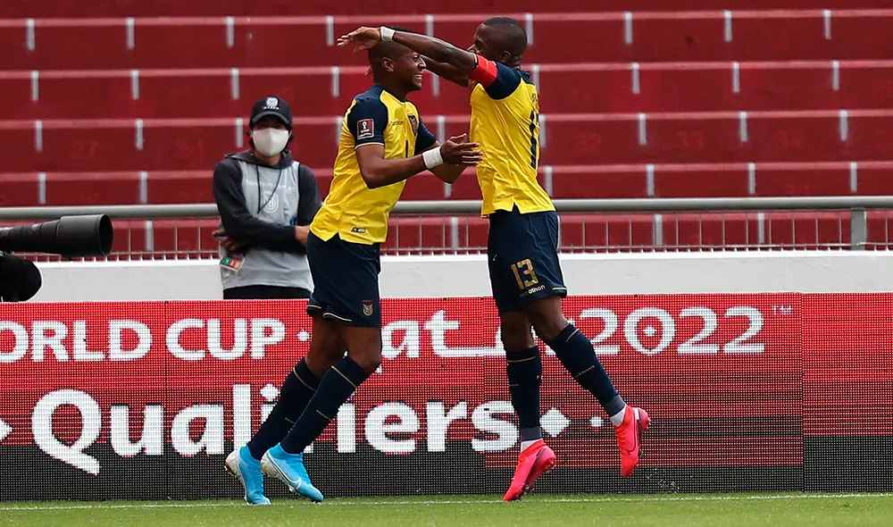 Ecuador y Uruguay se ven las caras en Quito, por las Eliminatorias al Mundial de Qatar 2022. Foto: EFE