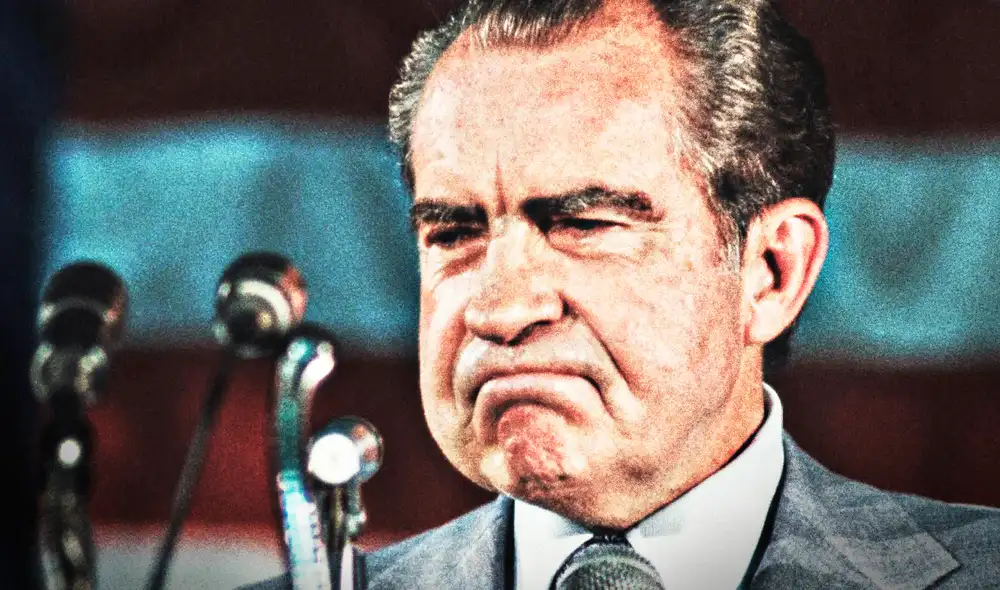 Richard Nixon fue salpicado por el escándalo de Watergate y se vio obligado a dejar el cargo. Foto: Diseño LR