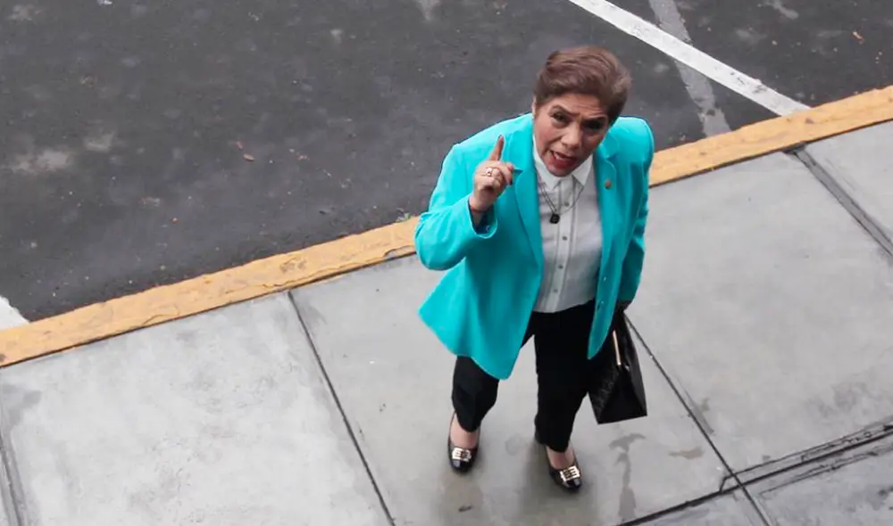 Luz Salgado en el Congreso. Foto: Aldair Mejía.