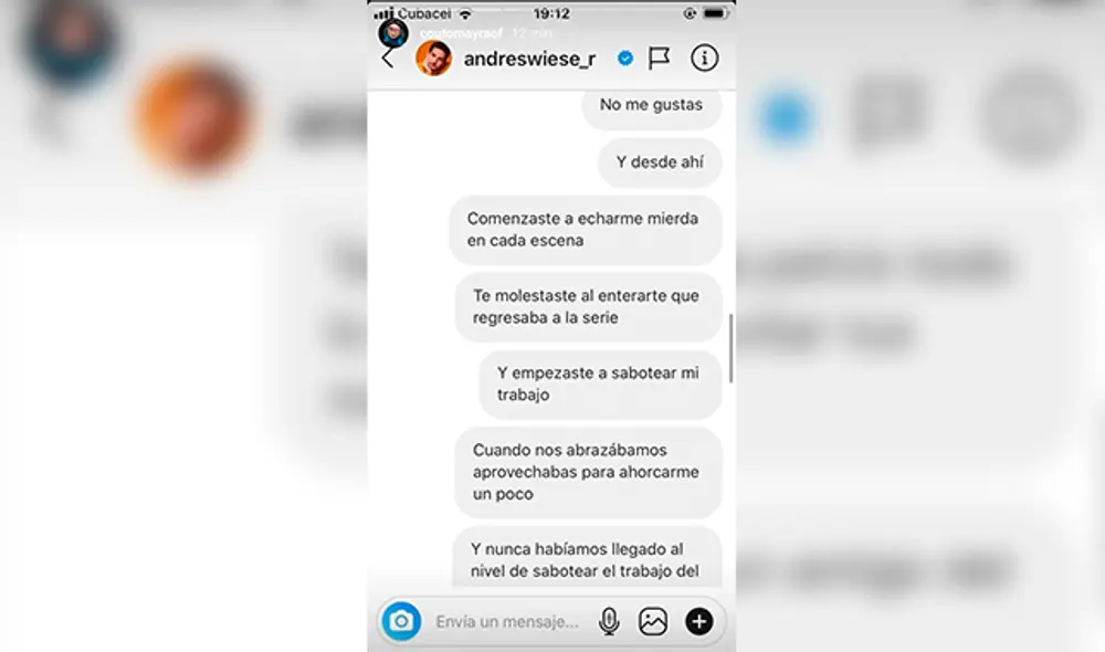 5. Captura: Instagram Mayra Couto