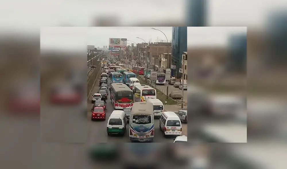 SJM: falta de efectivos policiales genera congestión vehicular 