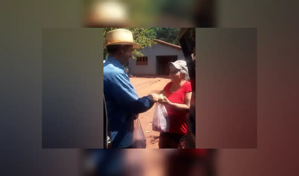 El cumpleañero instó a las grandes empresas ganaderas a que también puedan donar algo a los más necesitados. (Foto: captura)