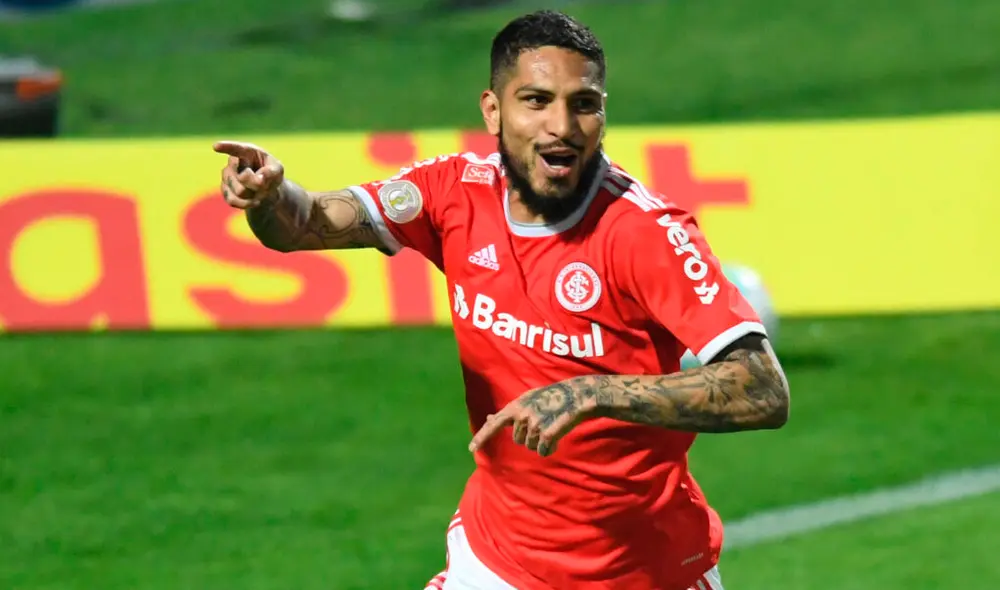 Paolo Guerrero debutó con gol en el inicio del Brasileirao 2020. (FOTO: Inter de Porto Alegre).