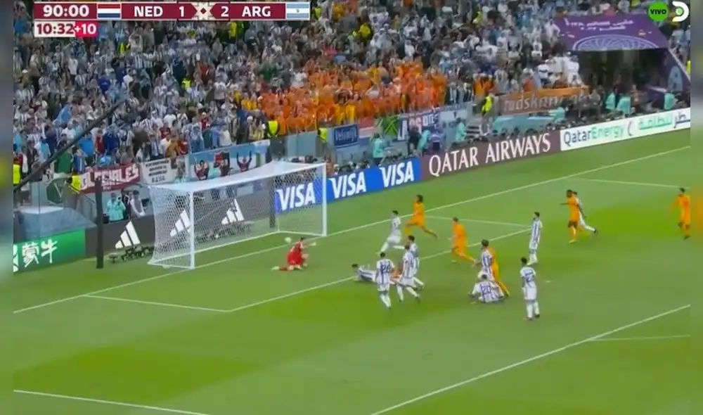 Países Bajos igualó en la agonía del tiempo regular. Foto: DSports