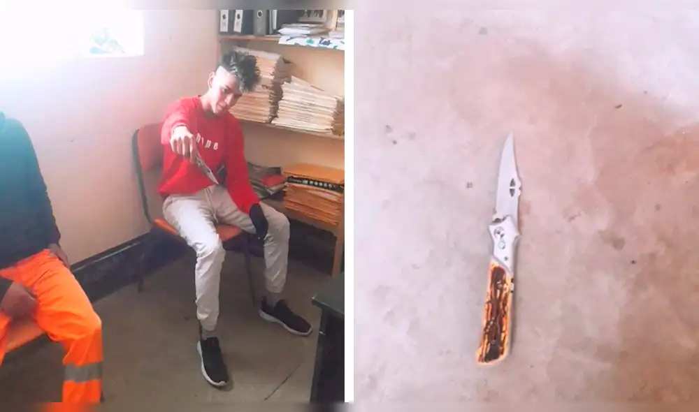 Extranjero detenido. Extranjero detenido.