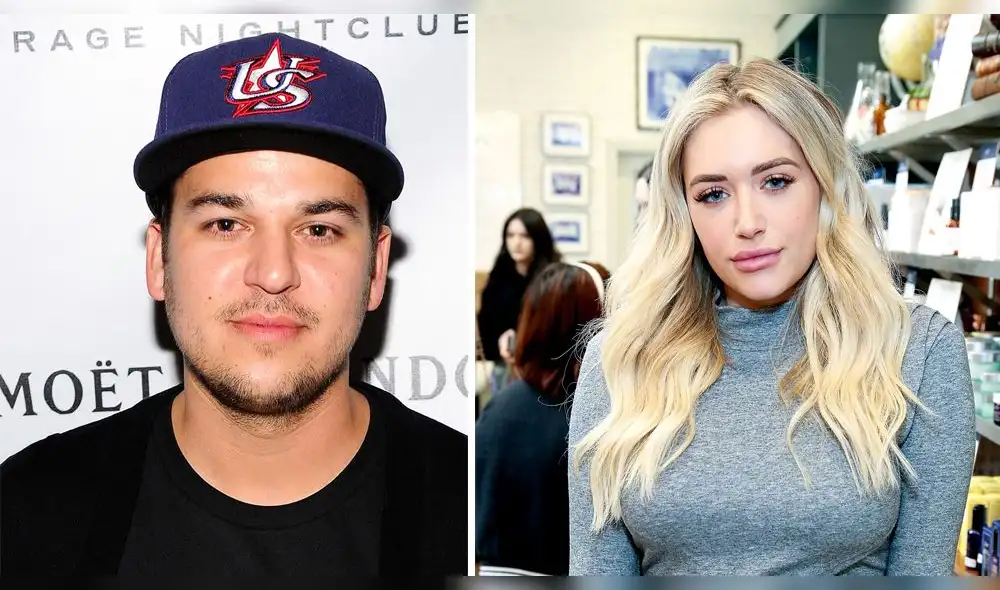 Rob Kardashian y Stassie Karanikolau Rob Kardashian y Stassie Karanikolau