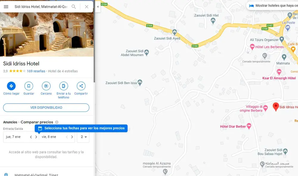 Desliza las imágenes para ver dónde queda ubica la ‘casa’ de Luke Skywalker en Star Wars. Foto: captura de Google Maps