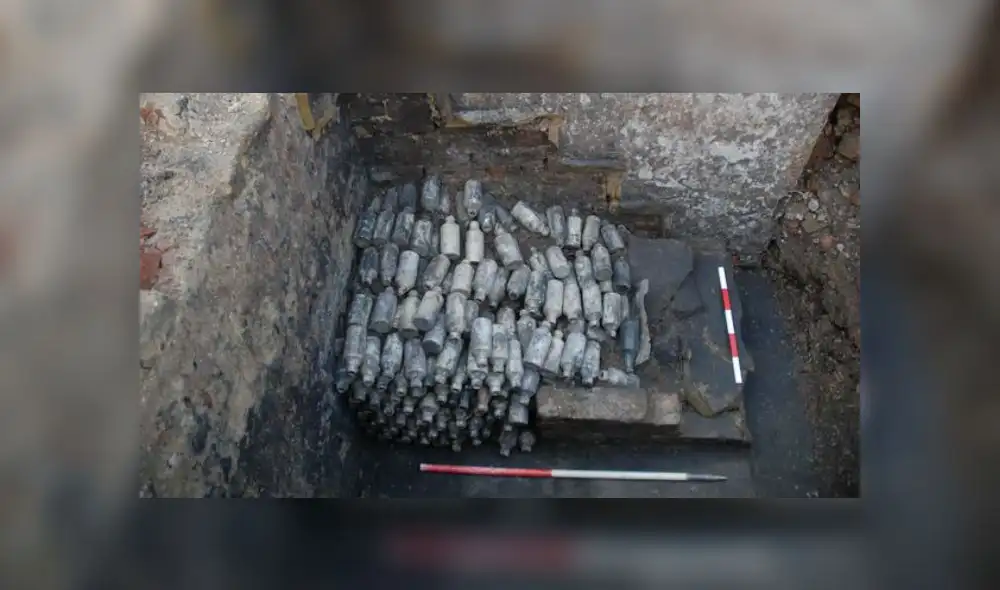 Encuentran 600 botellas de cerveza con más de 130 años de antigüedad Encuentran 600 botellas de cerveza con más de 130 años de antigüedad