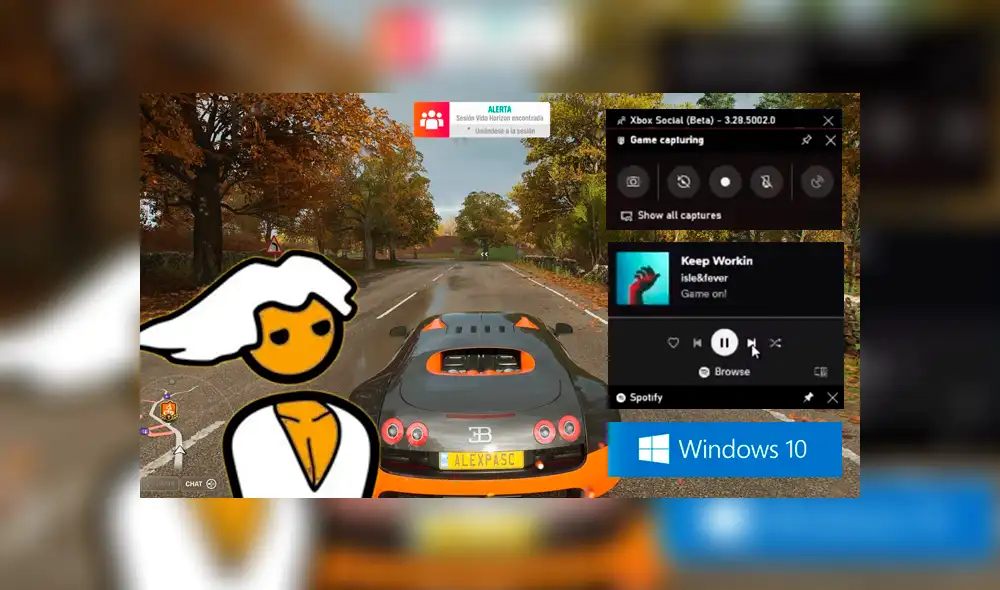 Nueva barra de juegos de Windows 10 ahora te permite abrir Spotify y streamings sin salir del juego [VIDEO]