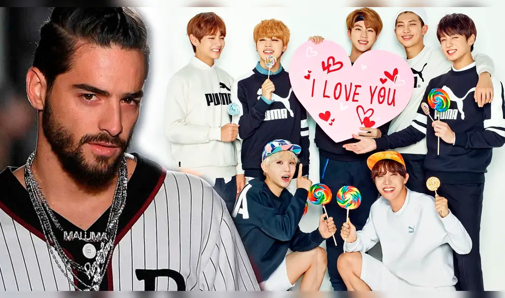 BTS avergüenza a Maluma por dejarlo mal en plena entrevista [VIDEO]