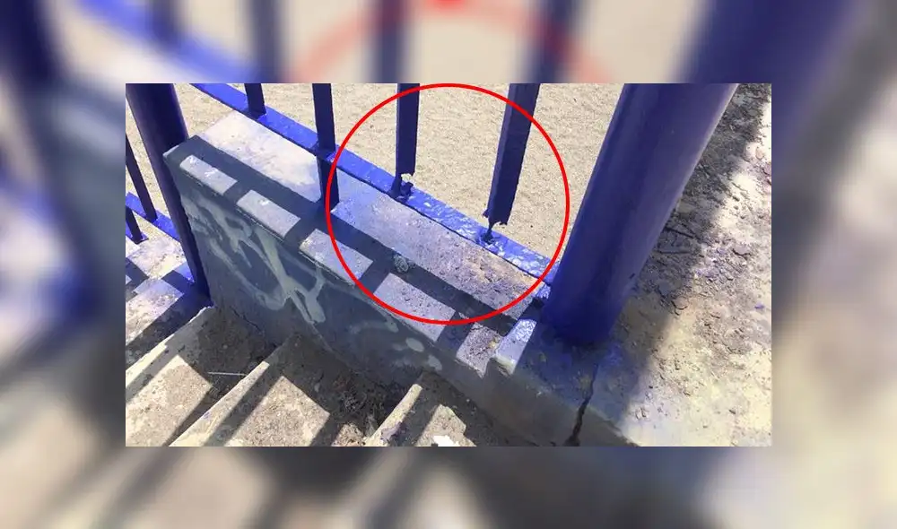 #YoDenuncio: rejas en mal estado ponen en peligro a niños 