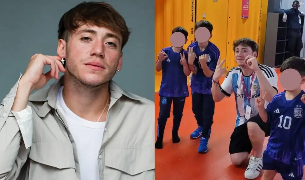 Los hijos de Lionel Messi aceptaron el pedido de Paulo Londra. Foto: composición LR/ compoición LR/ captura de Instagram / @paulolondra/Instargam