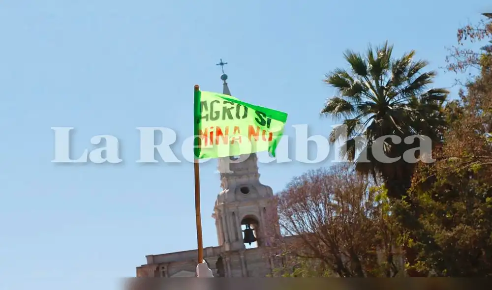 Disturbios durante paralización contra Tía María en Arequipa