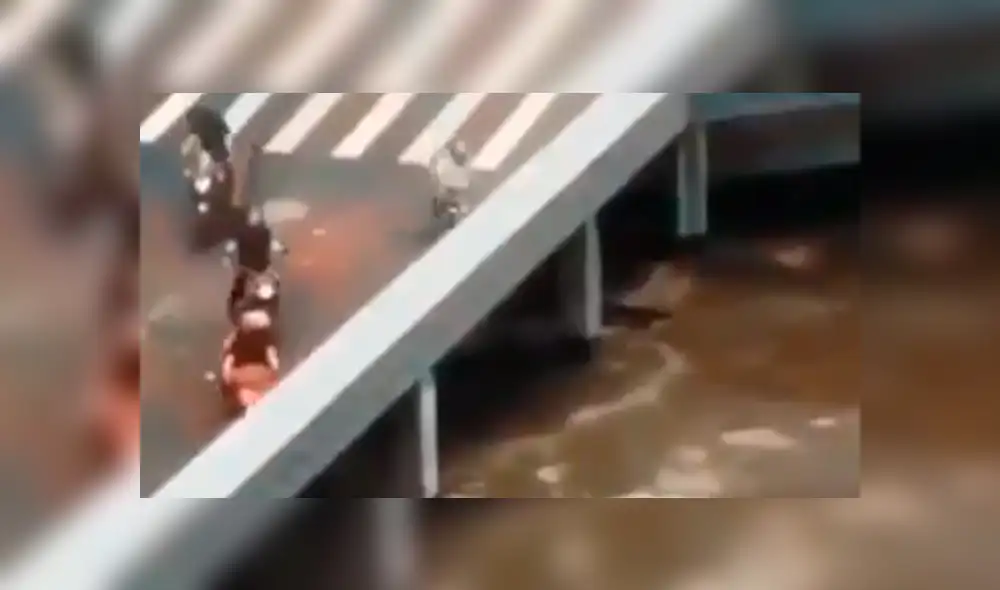 Los vehículos desaparecen como por arte de magia, pero todo se trataría de una ilusión óptica. Foto: captura Los vehículos desaparecen como por arte de magia, pero todo se trataría de una ilusión óptica. Foto: captura