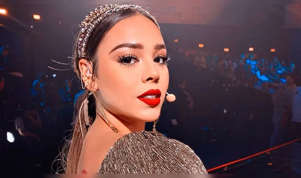 Danna Paola habla sobre el polémico episodio con el concursante  Gibrán en "La Academia". Foto: Instagram