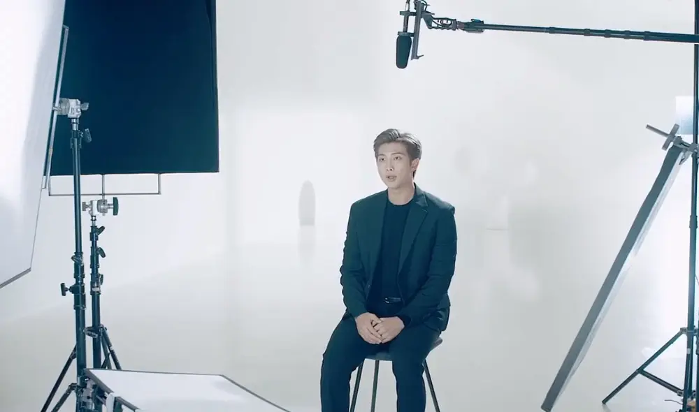 Namjoon RM de BTS en la conferencia sobre la Prolongación de la crisis del COVID-19 de la ONU. Créditos: Captura Facebook