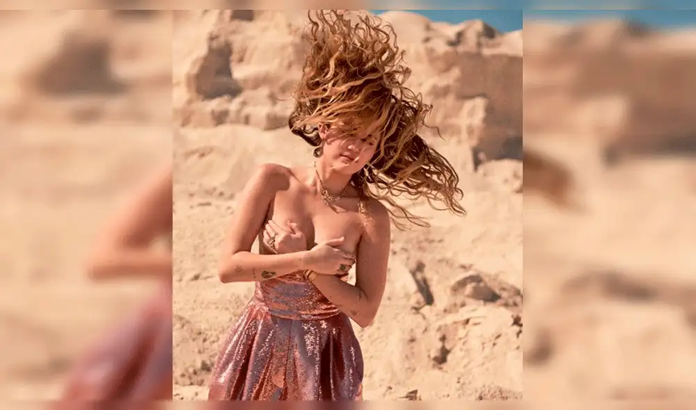 Miley Cyrus recibe duros comentarios tras posar desnuda junto a un perro [VIDEO]