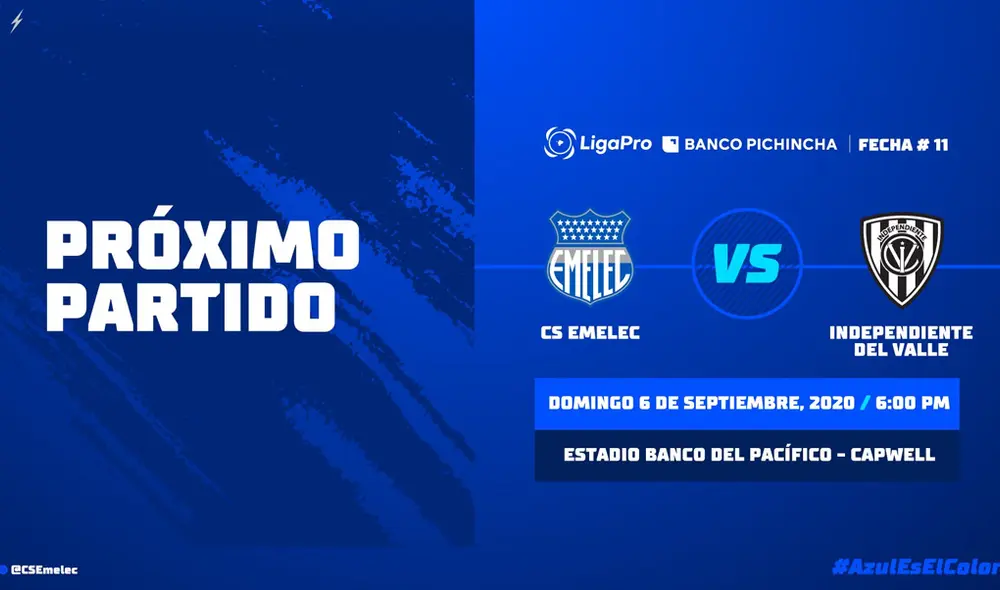 Emelec vs Independiente del Valle se medirán en el Estadio George Capwell. | Foto: Emelec