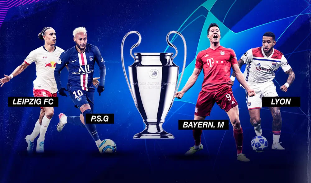 Semifinales de la Champions League. Gráfica: Fabrizio Oviedo/La República