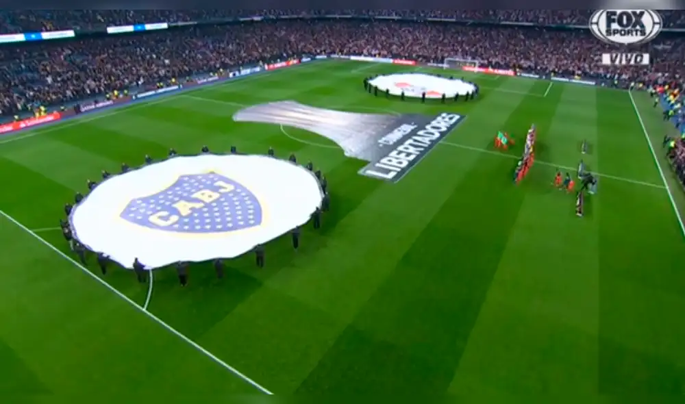 River vs Boca: inédito recibimiento en el Santiago Bernabéu [VIDEO]