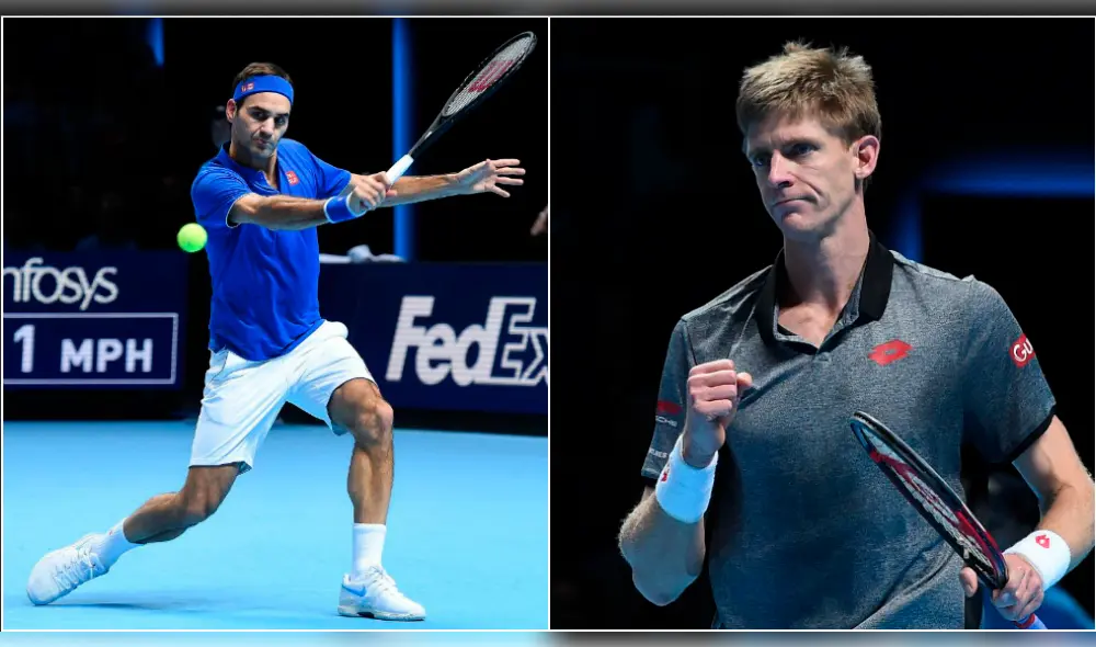 Federer derrotó a Anderson y clasificó a semifinales de la Copa Masters 2018