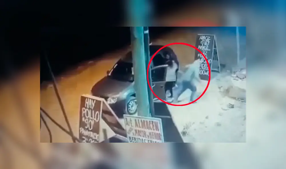 Uno de los malhechores disparó en el aire para amedrentar a la pareja, pero eso no impidió que rescatara a su bebé. Uno de los malhechores disparó en el aire para amedrentar a la pareja, pero eso no impidió que rescatara a su bebé.