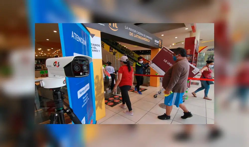Centros Comerciales utilizarán cámaras térmicas. Foto: Verónica Calderón