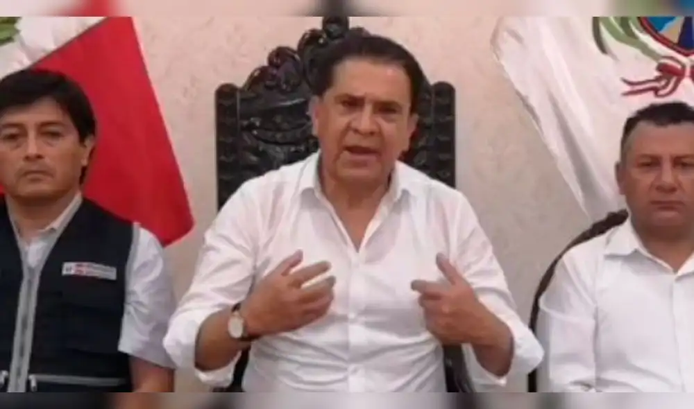 Gobernador de La LIbertad, Manuel Llempén, oficializó el primer caso de Coronavirus en su región. Gobernador de La LIbertad, Manuel Llempén, oficializó el primer caso de Coronavirus en su región.