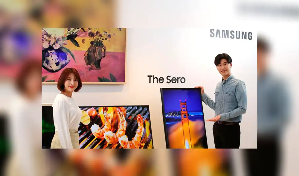 Samsung lanza The Sero TV, el primer televisor que gira a modo vertical [VIDEO]