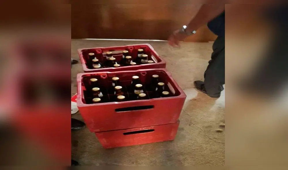 Se decomisó cajas de cerveza. Se decomisó cajas de cerveza.