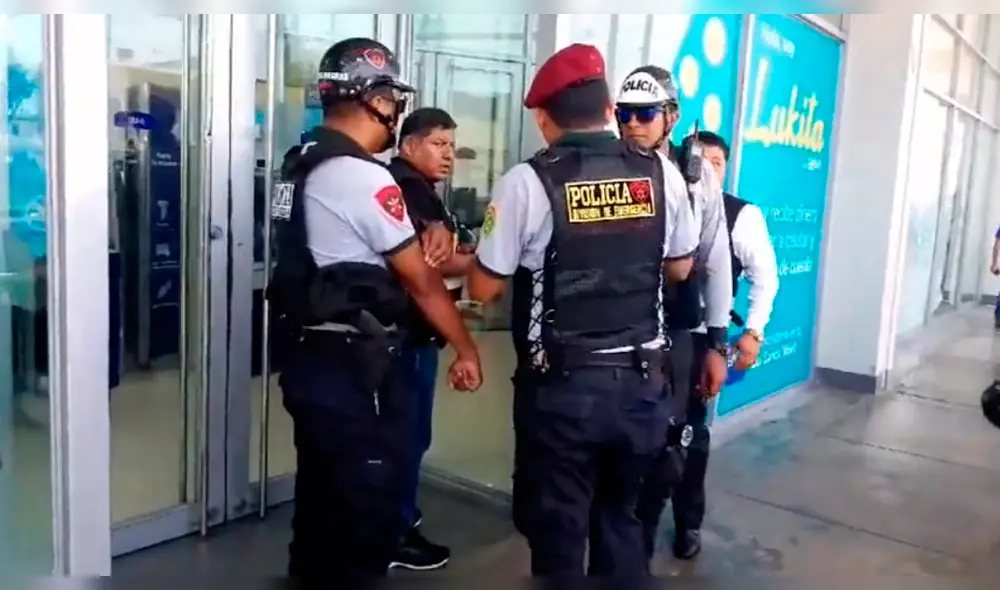 Personal policial actuó de inmediato y logró frustrar asalto. Personal policial actuó de inmediato y logró frustrar asalto.