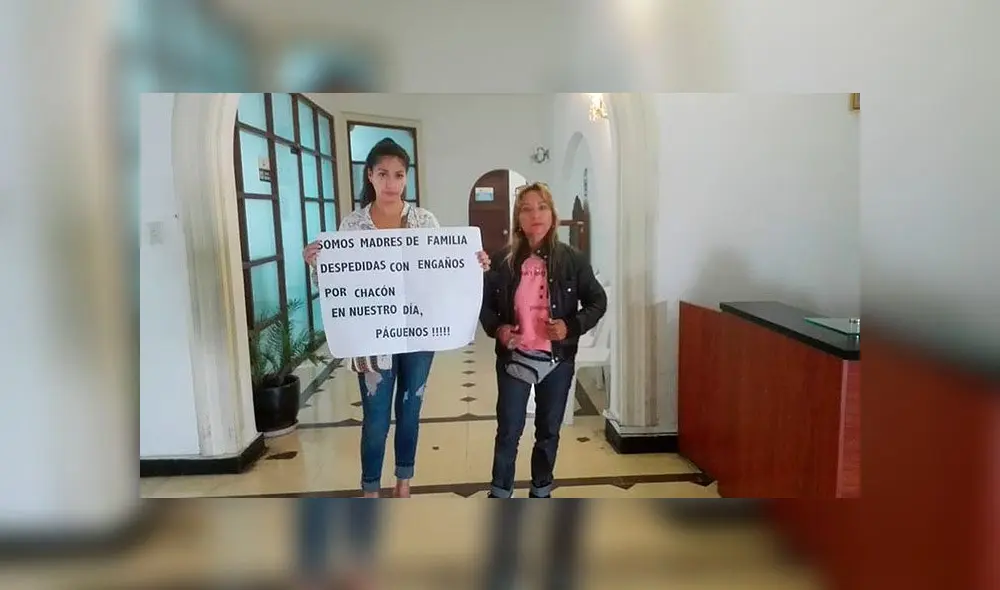 Madres protestan por despido arbitrario en municipalidad de Magdalena [FOTOS Y VIDEO]