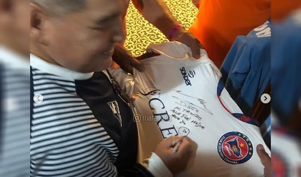 Diego Maradona dedicó sentidas palabras al 'Trinche' Carlovich. | Foto: Instagram de Maradona. Diego Maradona dedicó sentidas palabras al 'Trinche' Carlovich. | Foto: Instagram de Maradona.