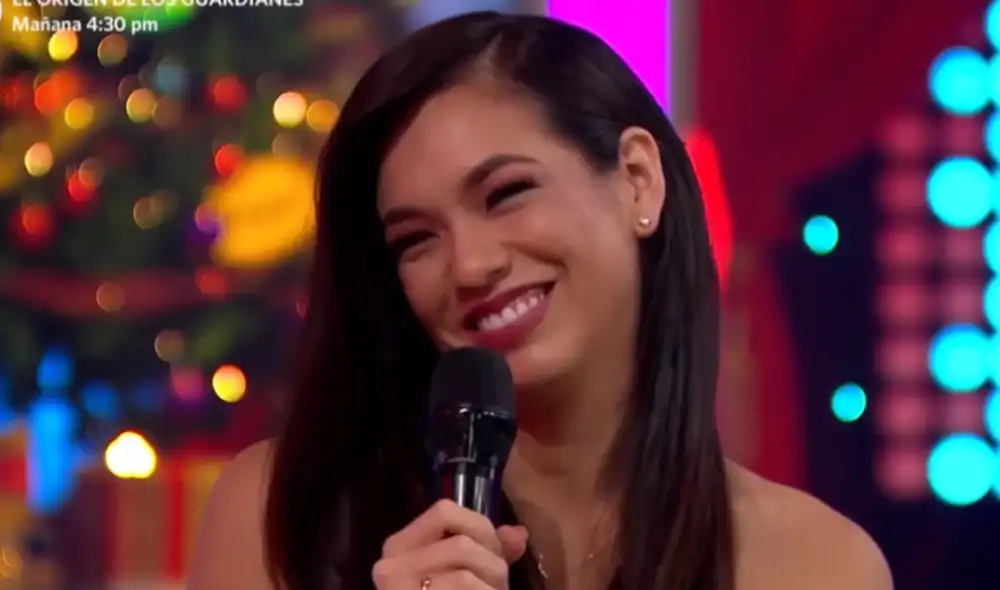 Jazmín Pinedo reveló encontrarse feliz tras conocer a uruguayo. Foto: captura América TV.