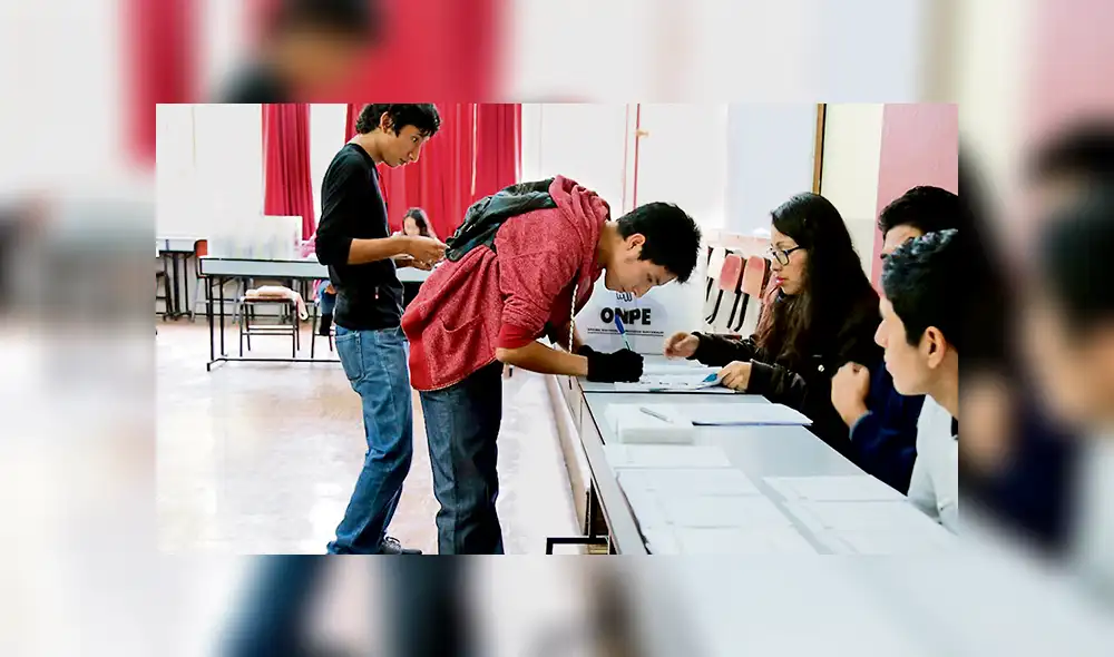 Representativo. Cerca de un tercio de los electores peruanos son jóvenes, según el último padrón del JNE.