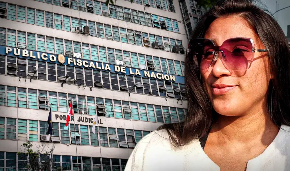 Samahara Lobatón se presentó en la Fiscalía. : Composición LR/Jazmín Cera Samahara Lobatón se presentó en la Fiscalía. : Composición LR/Jazmín Cera