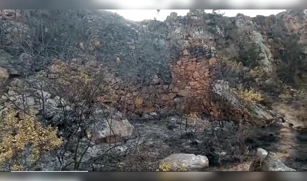 Áncash: siete sitios arqueológicos fueron afectados por incendios forestales