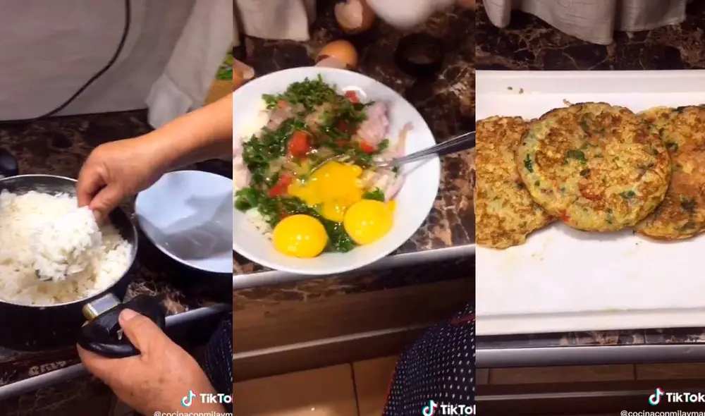 Desliza las imágenes para conocer los pasos para preparar este exquisito alimento peruano. Foto: captura de TikTok/cocinaconmilaymari