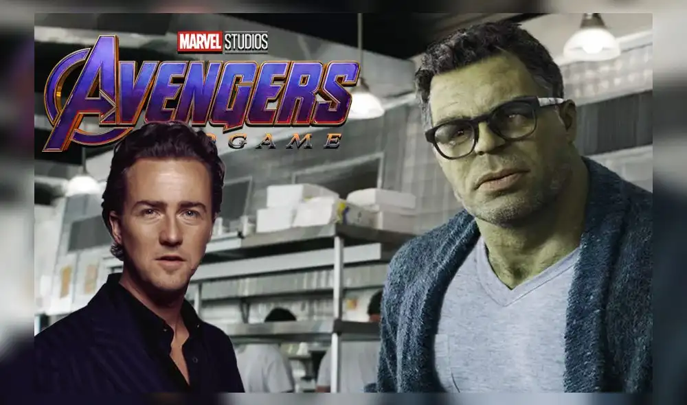 Muchos fanáticos imaginan a Norton como Hulk en Avengers:Endgame. Muchos fanáticos imaginan a Norton como Hulk en Avengers:Endgame.