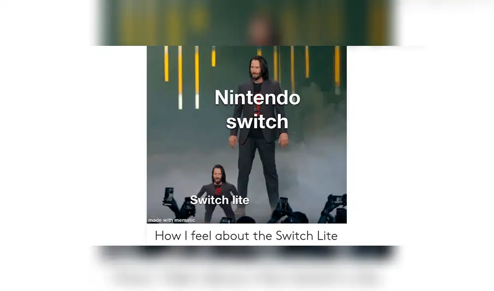 Usuarios comparten divertidos memes con otros periféricos por el anuncio de Nintendo Switch Lite. Usuarios comparten divertidos memes con otros periféricos por el anuncio de Nintendo Switch Lite.