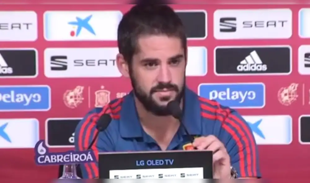 Youtube: Isco se enfureció con periodista y no le respondió una pregunta [VIDEO]