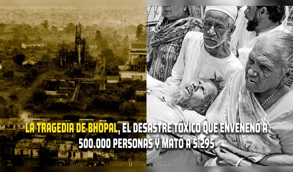 El gobierno de Madhya Pradesh declaró al accidente como una de las peores catástrofes que se había vivido en el mundo. Foto: composición LR-deia.us