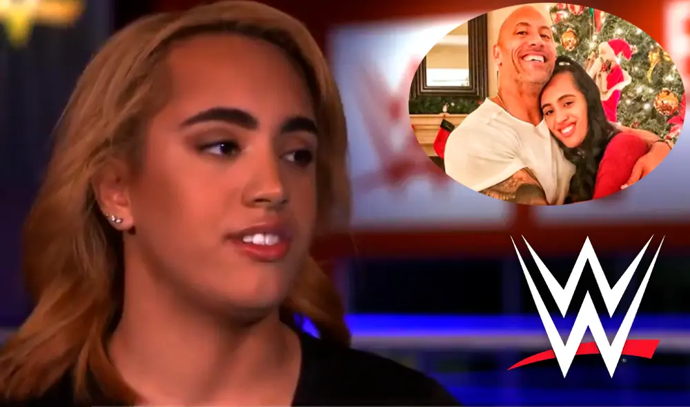 Simone Johnson, la hija del excampeón The Rock, firmó contrato con la WWE.