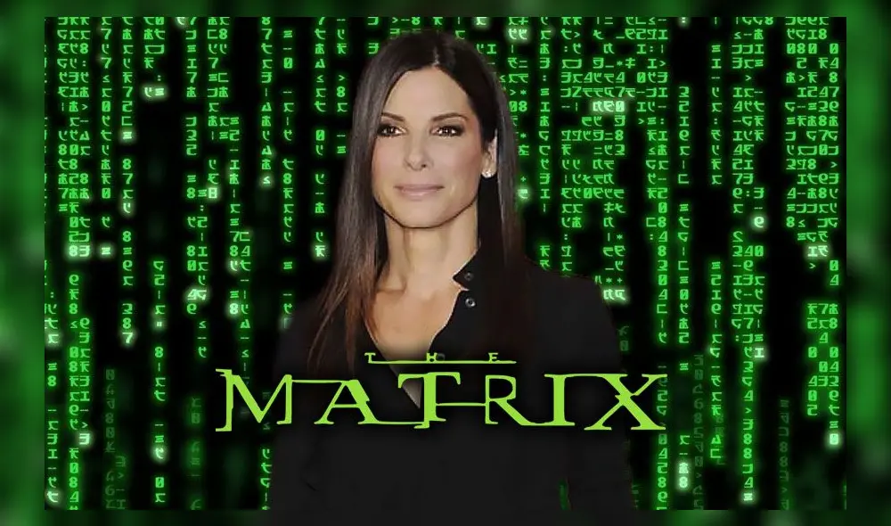 Sandra Bullock pudo ser Neo en 1999. Sandra Bullock pudo ser Neo en 1999.