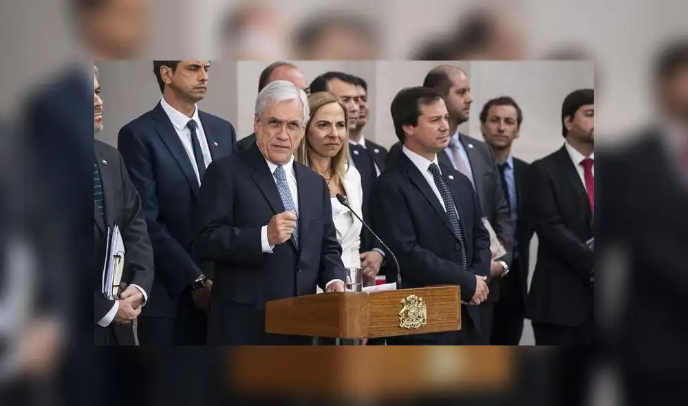Sebastián Piñera se pronuncia sobre manifestaciones durante Festival de Viña del Mar. Foto: EFE. Sebastián Piñera se pronuncia sobre manifestaciones durante Festival de Viña del Mar. Foto: EFE.