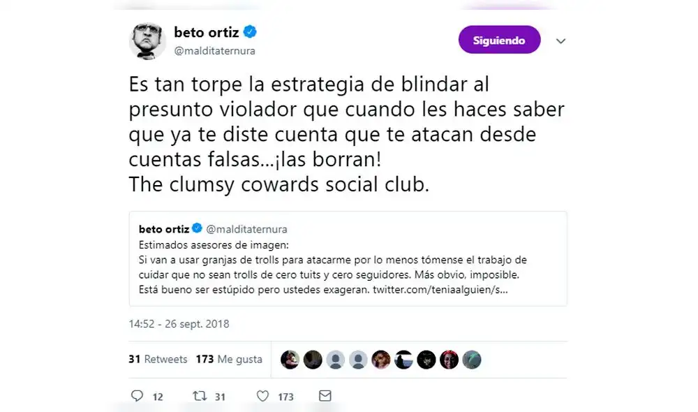 Beto Ortiz es amenazado tras informe sobre colegio Markham y famosos lo apoyan [VIDEO]