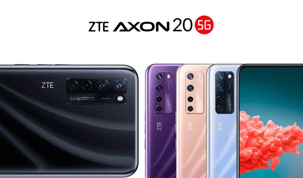 Lanzamiento oficial del ZTE Axon 20 5G. | Foto: ZTE