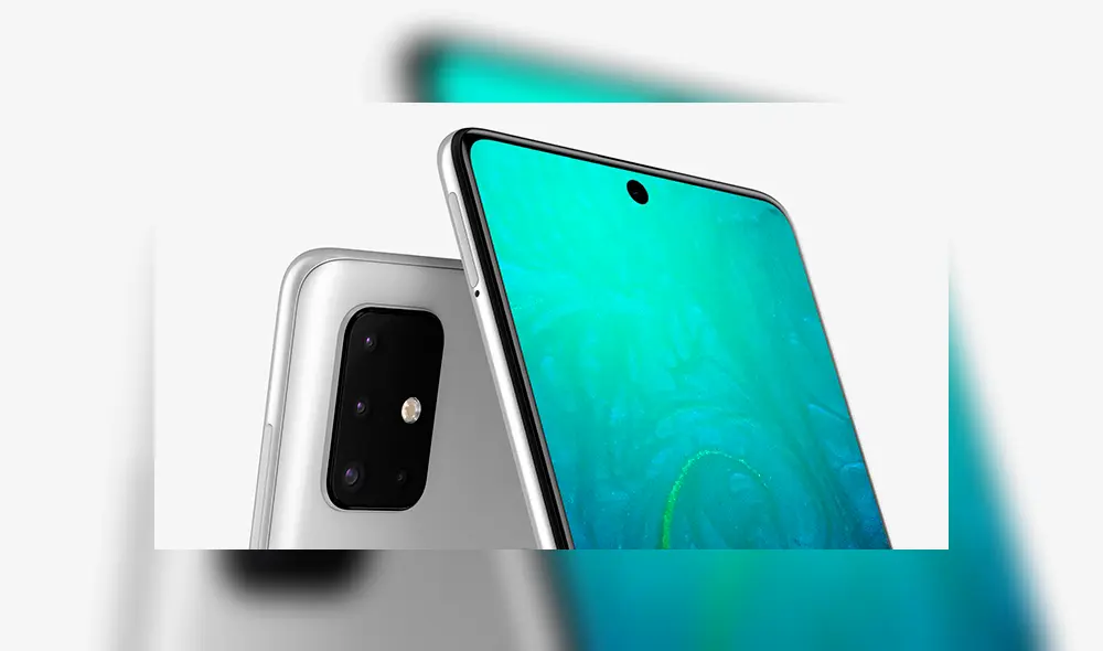 El próximo Samsung Galaxy A71 desvelado en nuevas imágenes filtradas. | Foto: OnLeaks