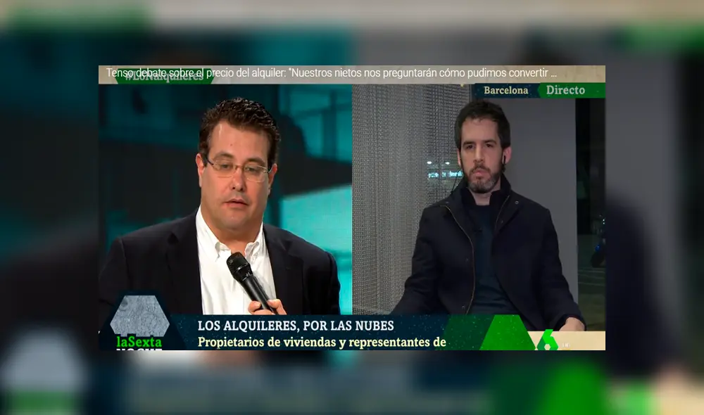 La Sexta Noche: intenso debate sobre el precio del alquiler en España La Sexta Noche: intenso debate sobre el precio del alquiler en España